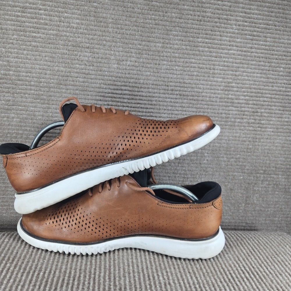 Cole Haan Men 11.5 Brown 2.Zerogrand Laser Wingtip Oxford C27879 Shoes
